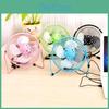 Stylish Usb Small Fan With Aluminum Blades For Quiet Desktop Office Use