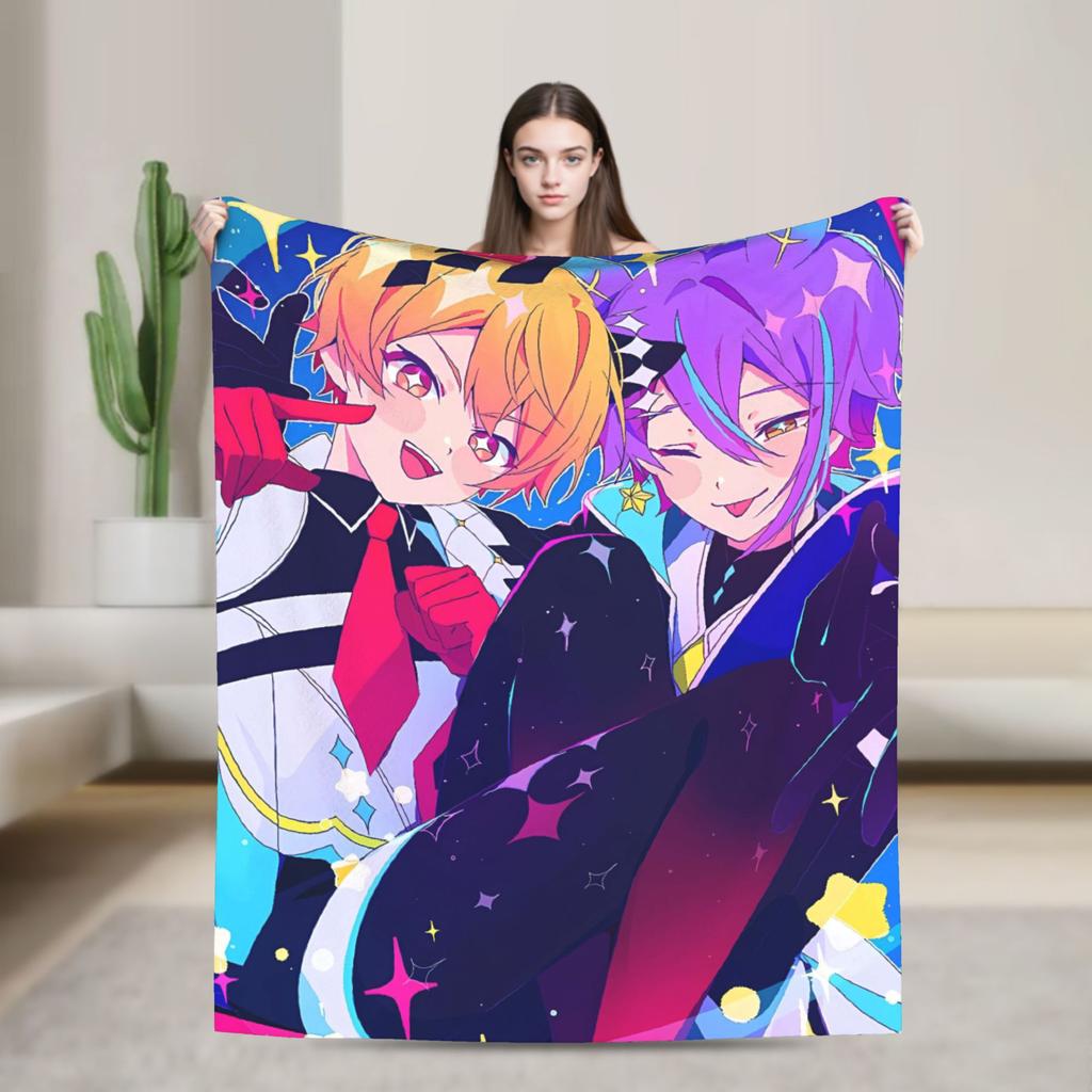Warm BlanketStudents Decorative Rui Kamishiro Bedding Throws  Flannel Bedspread For Bedroom Graphic Sofa Bed Cover