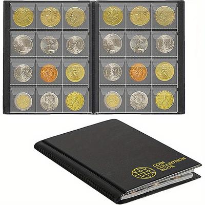 Coins Storage Book Commemorative Coin Collection Album Holders Collection Volume Folder Hold Multi-Color Empty Coin 120 Grid