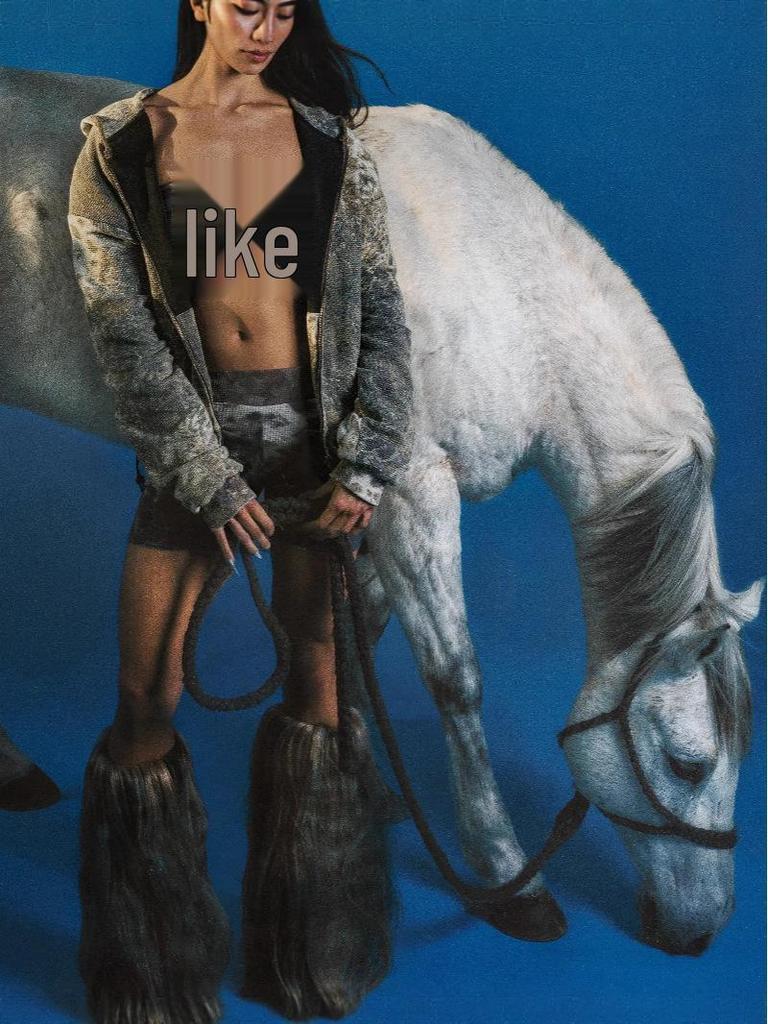 2025 Wild West Zebra-Print Reißverschluss-Hoodie - Unisex, Lockere Passform, Langärmlig