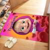 Masha Bear Customize Your Name Floor Mat Design for Study Room Dining Room Kitchen Entryway Antislip Carpet Decorate Offices