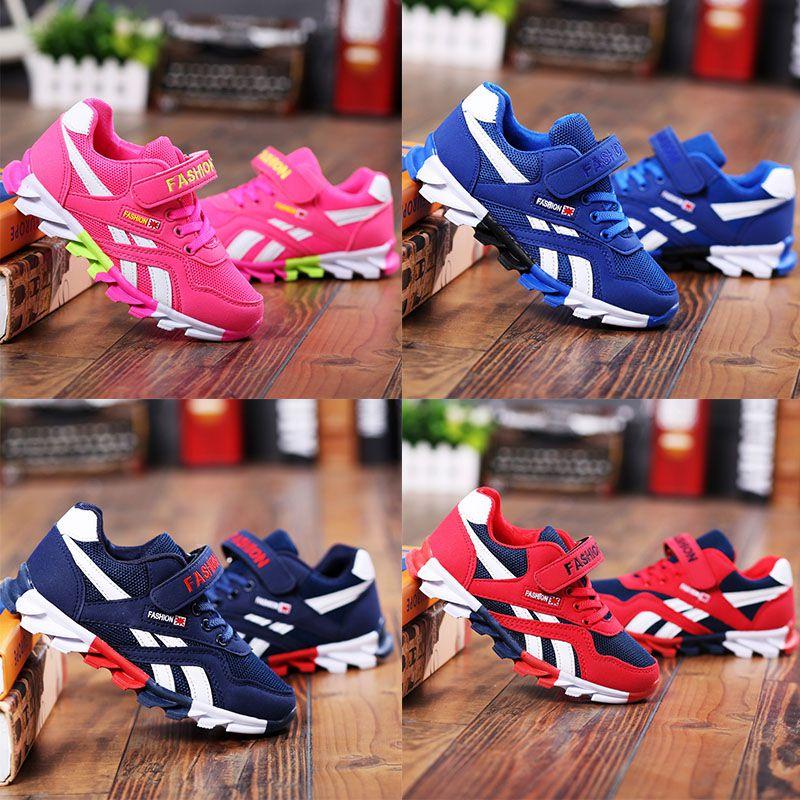 High-quality Breathable Kid Children Sport Shoes Casual Rubber Sole Sneakers