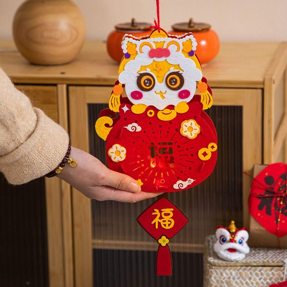 Luminous Snake Year Lantern Cartoon Spring Festival Led Lantern Kindergarten