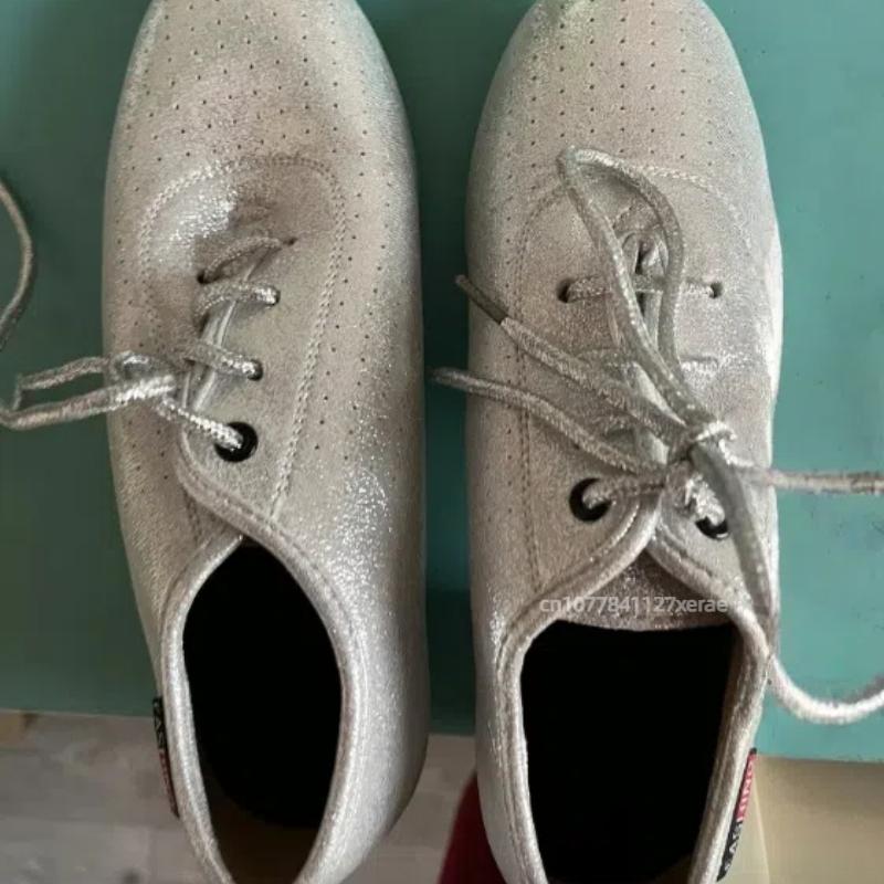 Scarpe da Danza Latina per Bambini, Ragazzi e Ragazze. Scarpe da ballo latino con suola morbida per esibizioni di gruppo. Materiale suola in cuoio