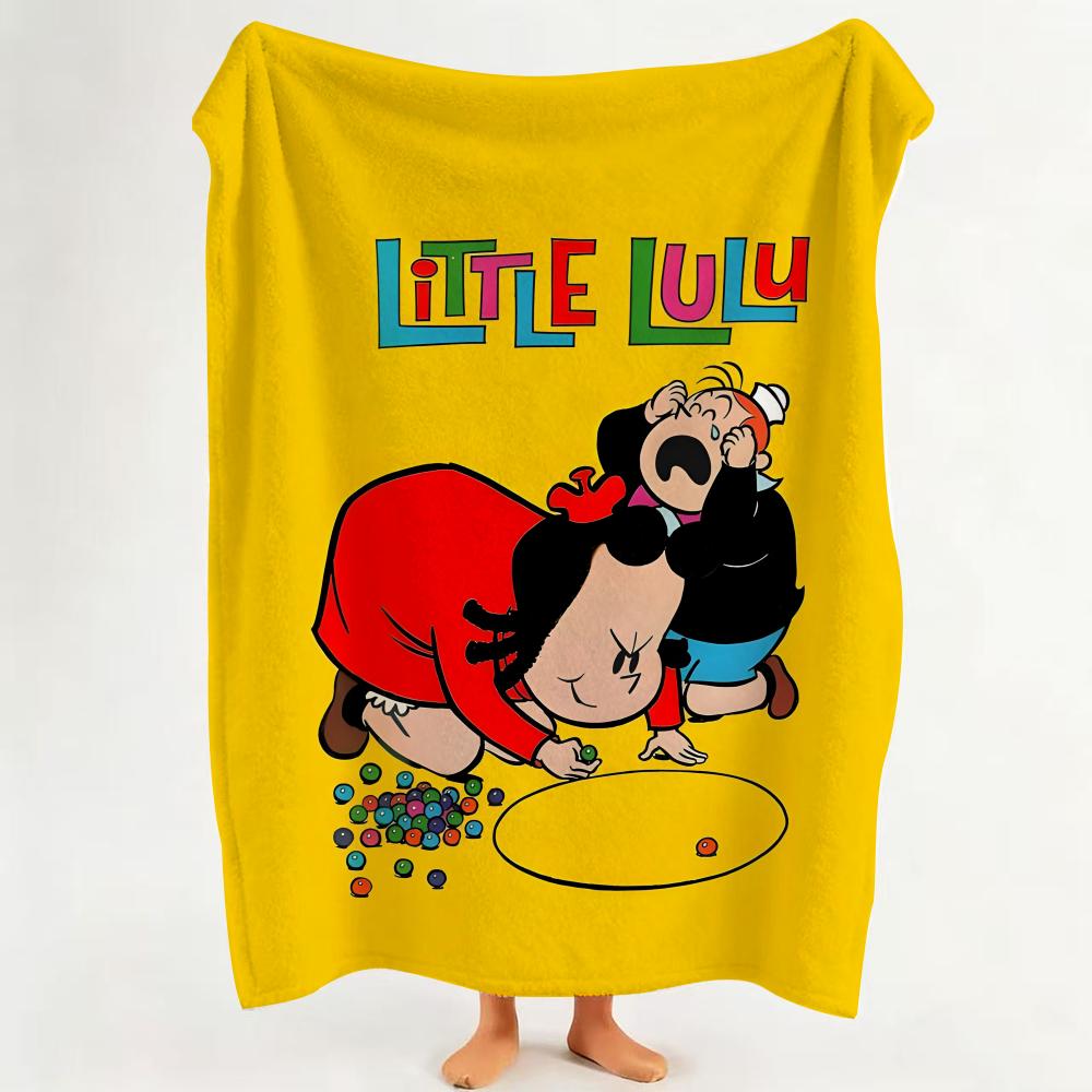 

cartoon L LooLoo K Kids Throw Flannel Throw Blanket Suitable for Sofa Living Room Bedroom 75cmx90cm