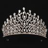 Sparkling Baroque Queen Tiaras Elegant Bridal Headwear Rhinestone Diadem  Birthday Party