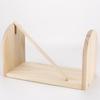 1pcs Wooden Yarn Spool Holder Frame, Weaving Yarn Storage Rack, Easy Removable Rotating Spinner, Manual Crochet & Knitting Tool