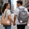 Mini-Portemonnaie Herz-LED-Licht Handtaschenlampe Sensoraktiviert Tragbar Automatische Beleuchtung Tasche Licht für Frauen Mutter Freunde