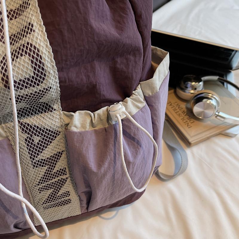 Versatile Drawstring Backpack - Lightweight Sports Bag for Tennis & Badminton Rackets, Perfect Gym & Travel Pack