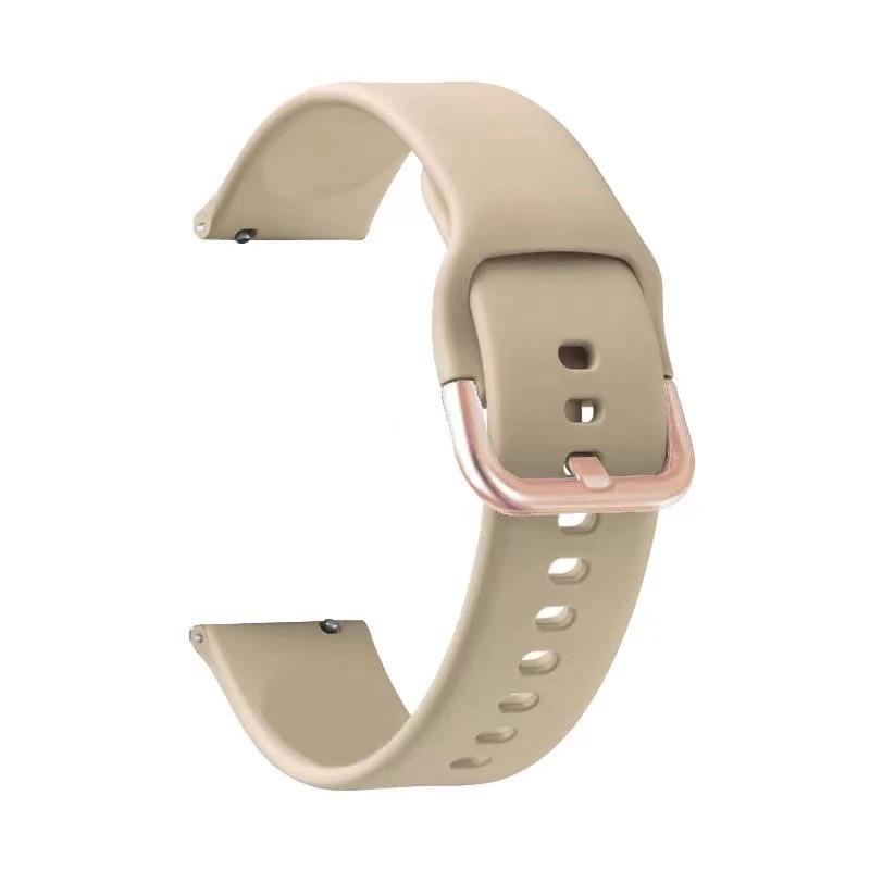 For Samsung Galaxy Active 2 40mm 44mm Smartklokkereim Silikon 20mm Sportsarmbånd For Galaxy Watch 42mm/3 41mm/Gear S2 Reim