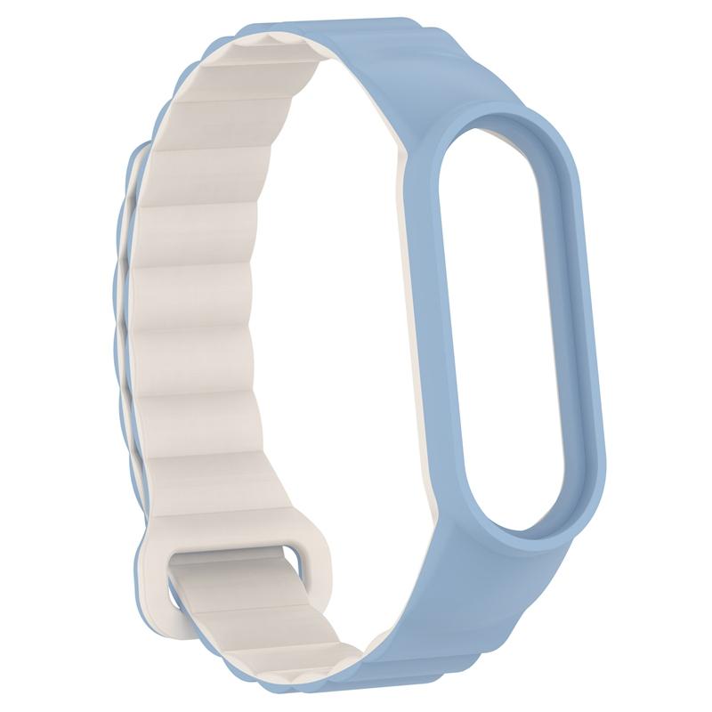 Magnetic Silicone Strap for Xiaomi Band 7 6 5 4 3 Replacement Wristband with Case Bracelet Correa Smartband