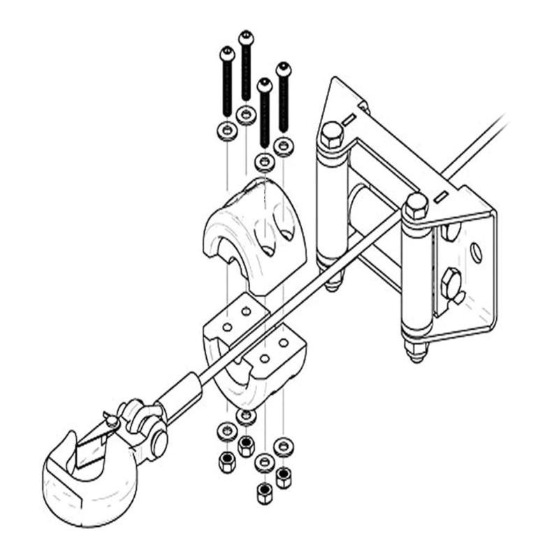 Windenkabel-Hakenstopper, universell für ATV SUV Offroad-Kabelhakenstopper Line Saver Windenmontage Seilkabelschutz