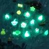 Resin Crafts Luminous Ocean Animal Ornament Cute Mini Ocean Animal Statue  Desk Accessories