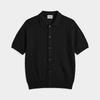 Weekhour Summer Cardigan Black Model Washable Wave Punch