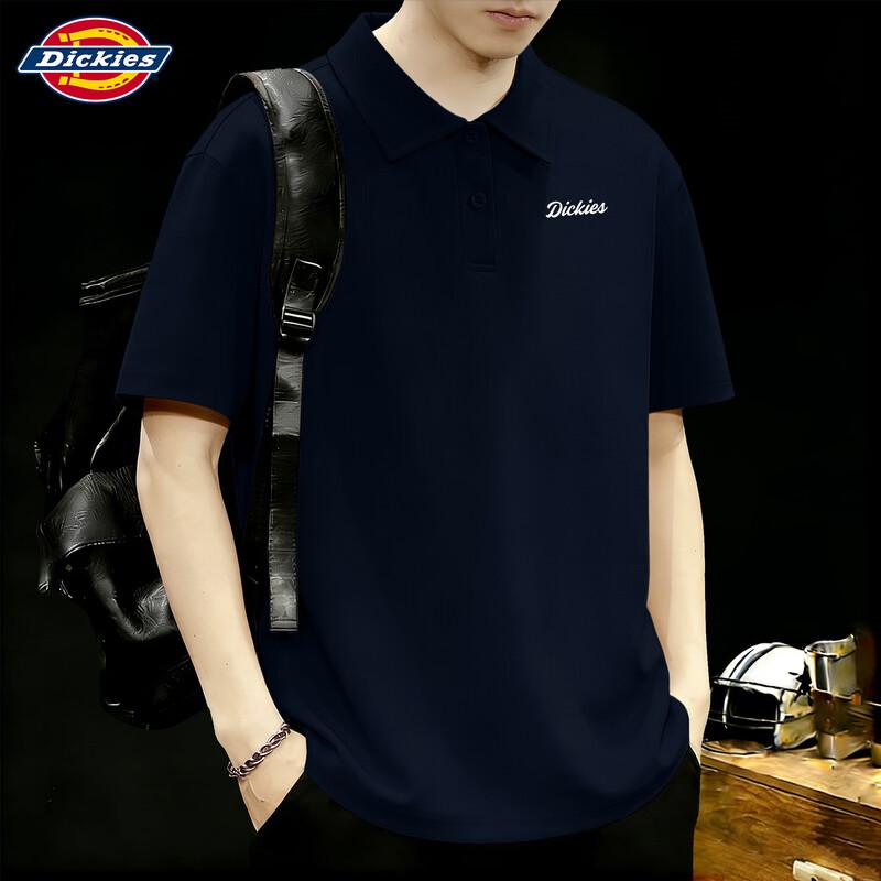 

Dickies Men s Waffle Knit Short Sleeve Polo Shirt M