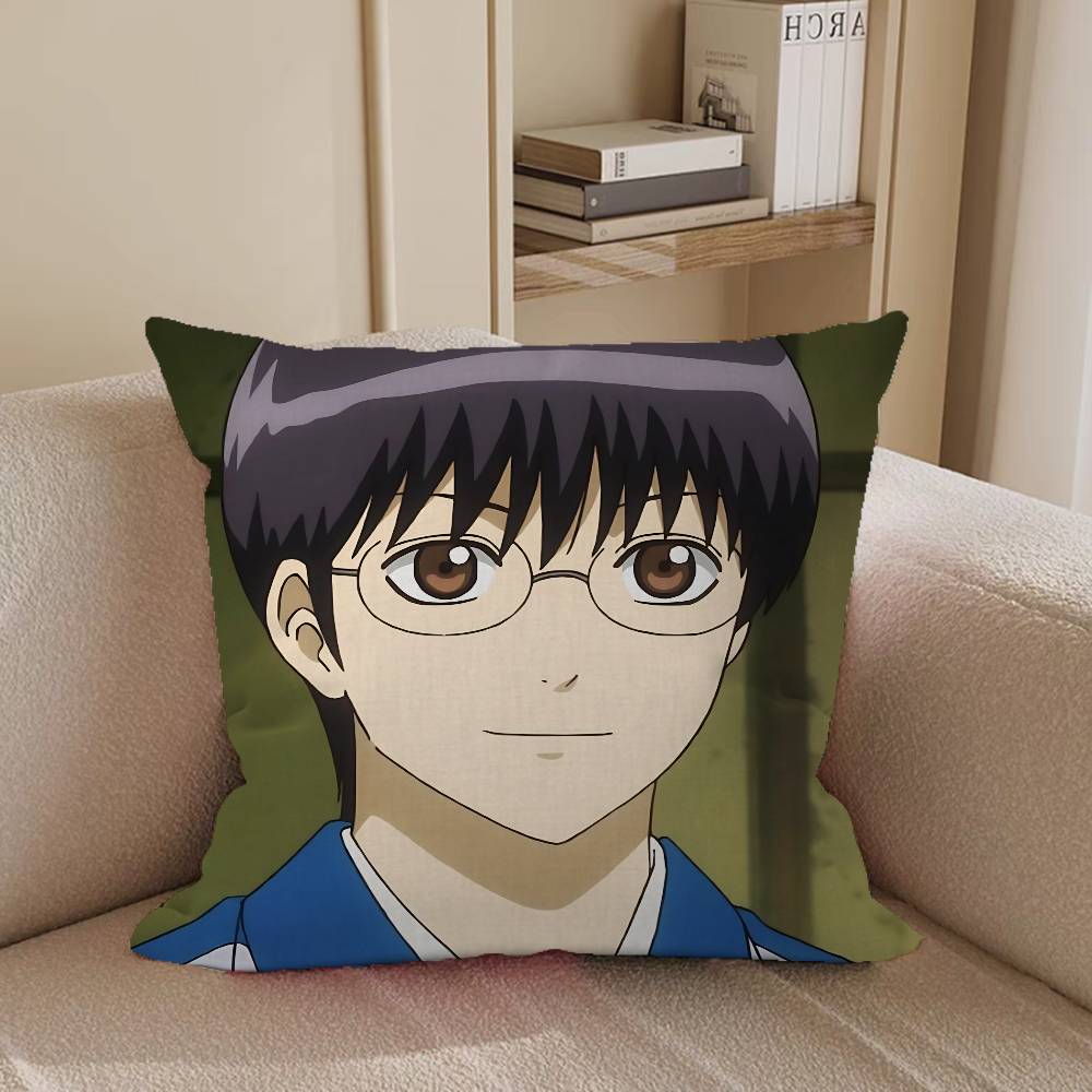GINTAMA-a Pillow Case Removable Washable Cushion Cover – All-Season Soft Linen