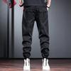 Jie Lei Nuo Men's Loose-Fit Casual Tapered Cargo Pants