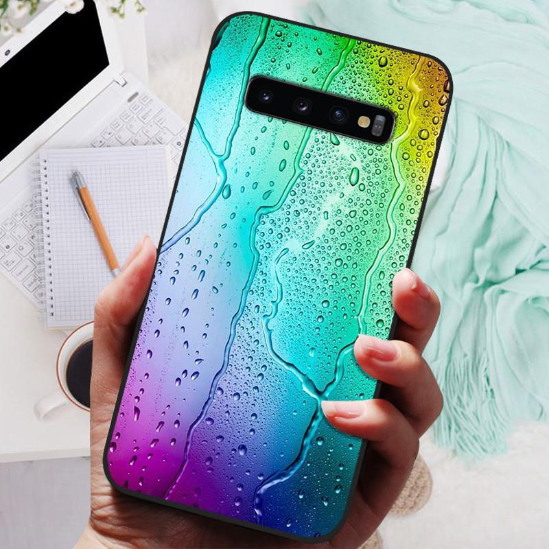 

Чохол Для Samsung Galaxy S10 S 10 Plus S10E Чохол для телефону Милий Мультяшний Розписаний М який ТПУ Coque Для Samsung S10 S10+ S10E Чорний Funda For Samsung S10
