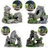 Aquarium Mountain Ornament Rock Cave Landscape, Fishing Artificial Decoration