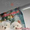 2pcs,Curtains Christmas Tree Cute Puppies Gift Print Modern Curtains Polyester Easy Install Curtains Art Deco Festive Ldeal for