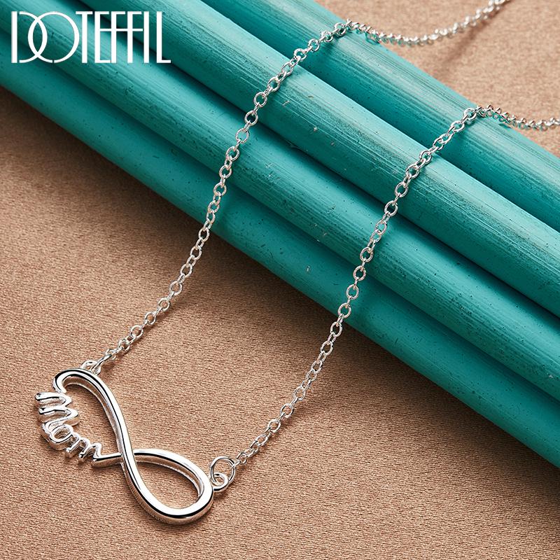 O-Chain Octagonal Necklace Gift 925 Sterling Silver Fashion Jewelry