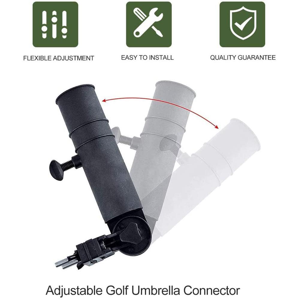 💰Kaufe Durable Golf Club Umbrella Holder Stand For Bike Buggy Pram Cart H2W2 zum besten Preis im