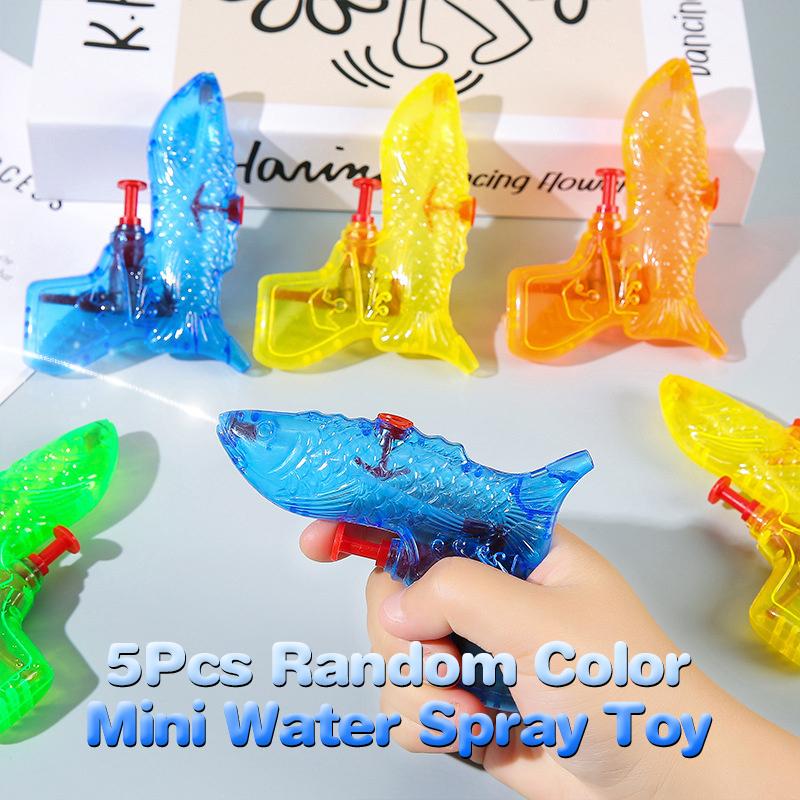 

5 шт. Игрушка-брызгалка в виде маленькой рыбки, Игрушка для брызг водой, Бассейн, Пляж, Водные игры, Игрушка для брызг в ванной, Летняя игрушка для брызг водой на открытом воздухе