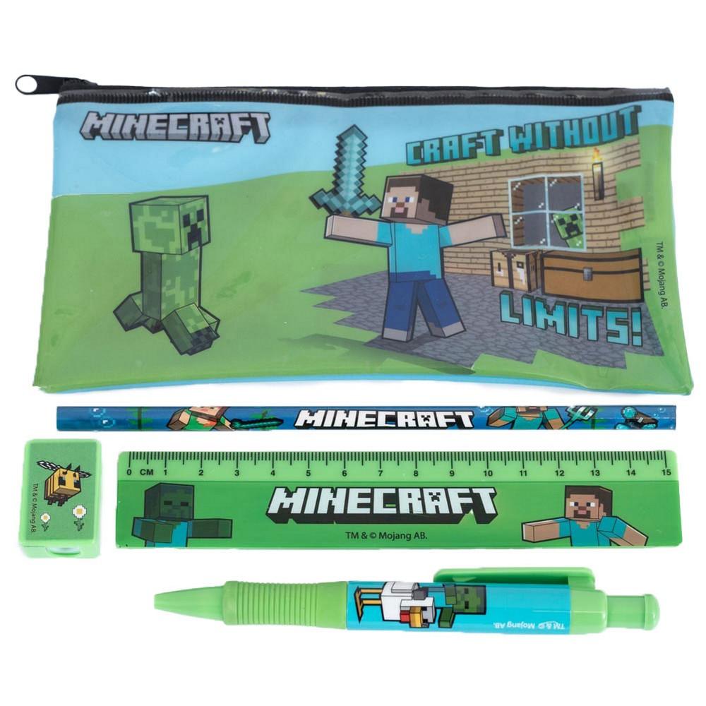 Minecraft Bumper Stationery Set (Pack of 12)