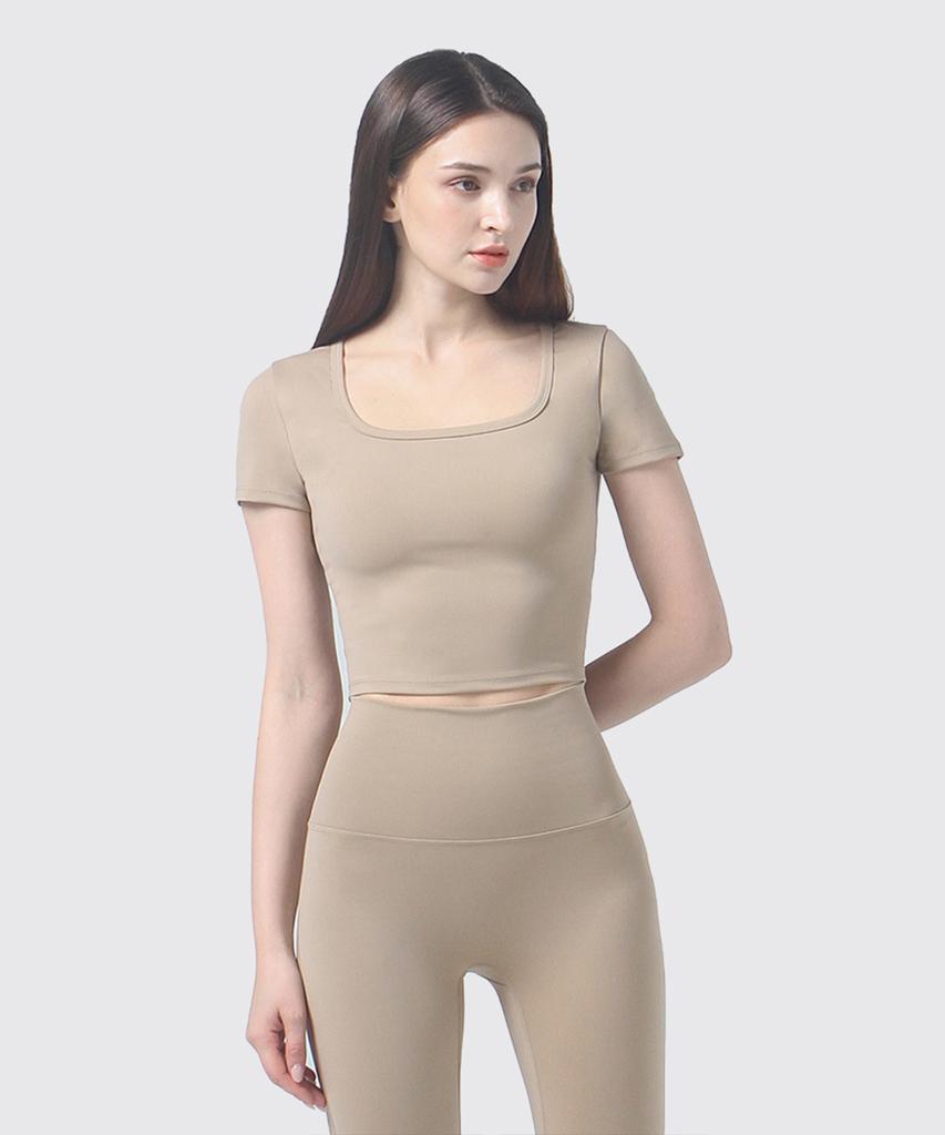 NOKJOK [2 Pack] Zinnia Crop Top 2-Piece Set (Am Type)