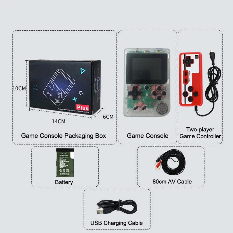 Retro Portable Mini Handheld Game Player 8 Bit Video Game Console Built-In 500 Games Gameboy For Kid Gift