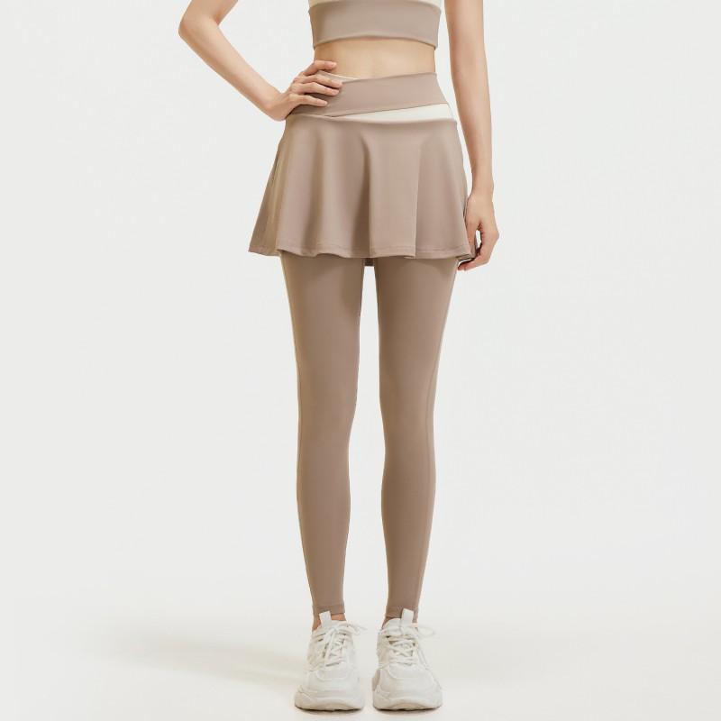 High-Waist Farbblock Yoga-Hose Laufen Workout Mit Po-Lifting Kompression Anti-Rutsch-Design