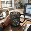 Tazza da Caffè al Latte in Ceramica da 325ml Tazza da Tè Nuova Tazza Orologio Aereo Regalo Sorpresa