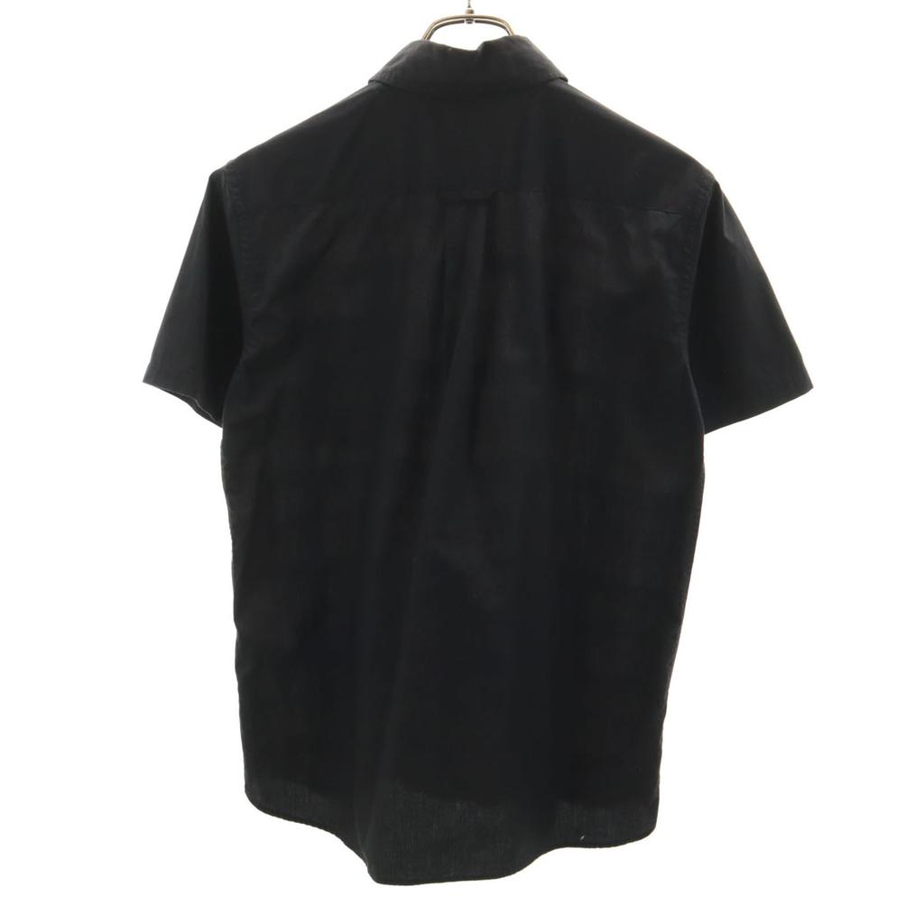 Fred Perry Karomuster-Wechsel Kurzarmhemd M schwarz Herren Gebraucht