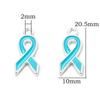 10pcs/lot Ribbon Enamel Charms Breast Cancer Awareness Pendants For DIY Necklace Earring Bracelet Jewelry Making Handmade