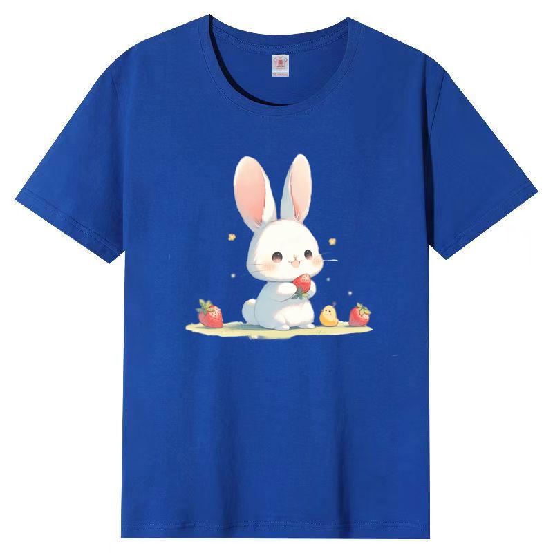 Summer New Korean Pattern Short-sleeved T-shirt Female Student Tops