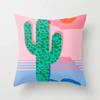 40/45/50 Mint Pink Throw Pillow Case Memphis Inspired Pattern Check Cushion Covers Home Sofa Chair Decorative Pillowcases