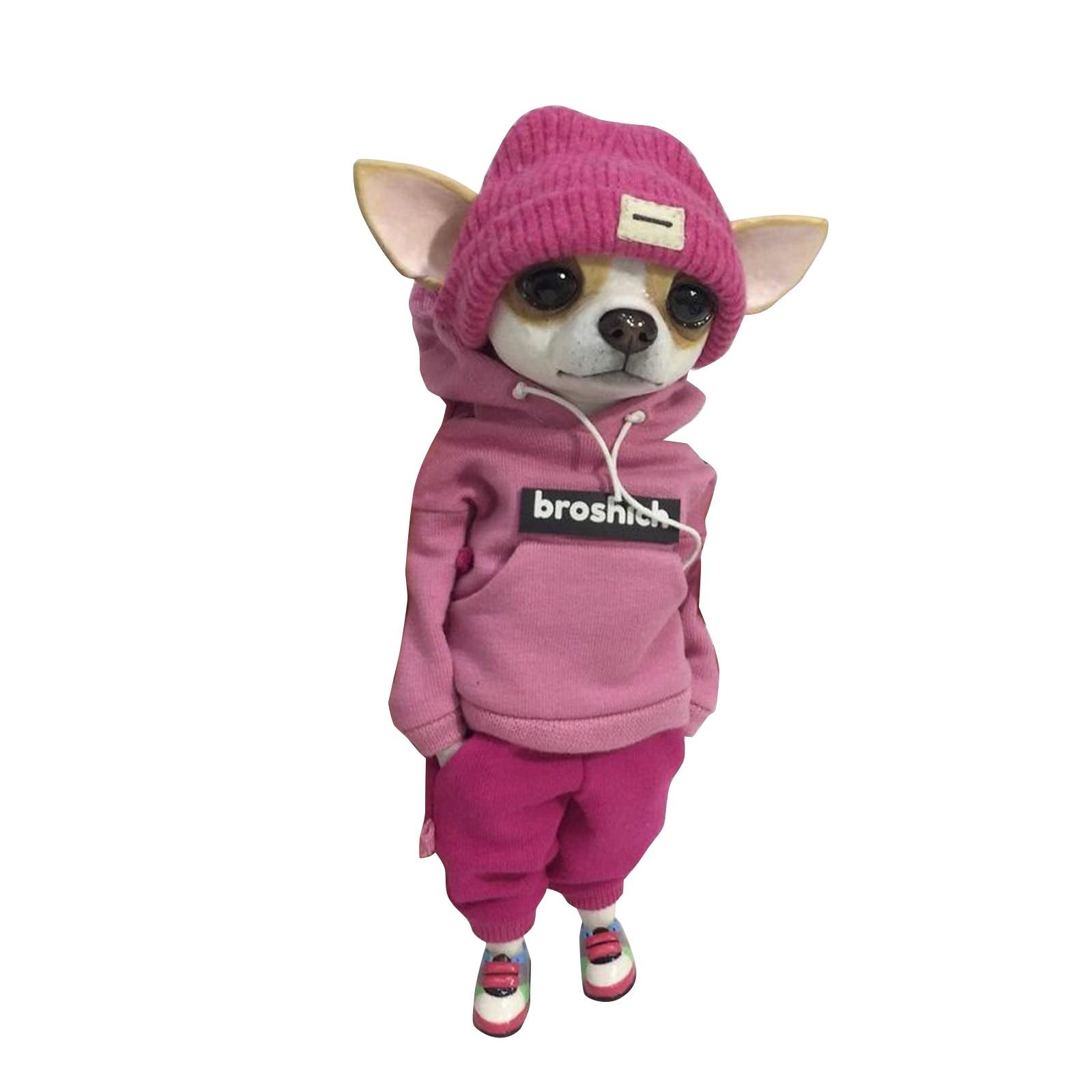 

Милые модные куклы из смолы, стоящие щенки, крутые щенки, украшения из смолы