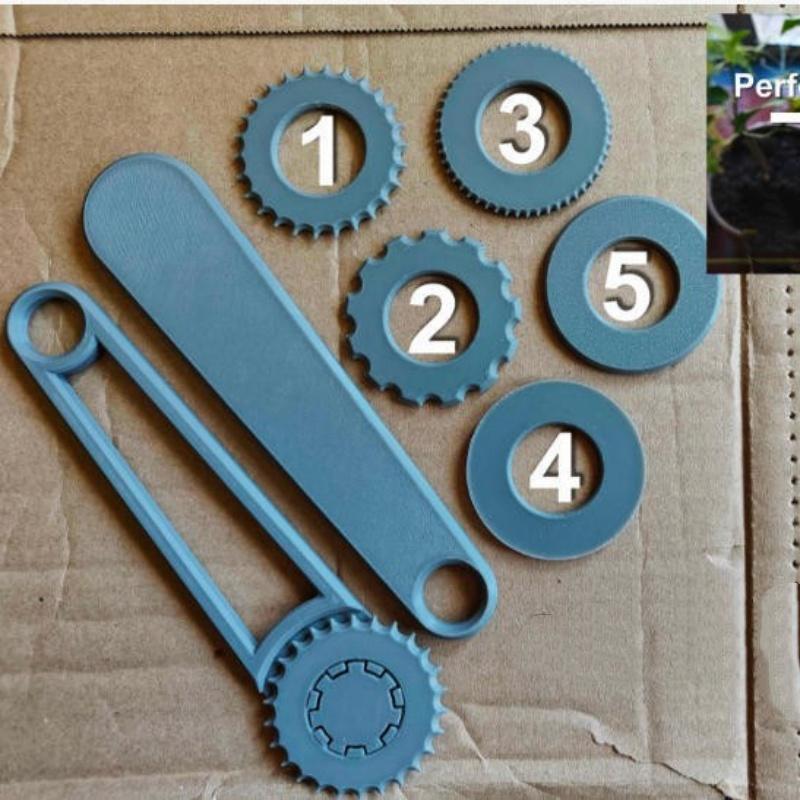 3D New Cardboard Box Punch Tool - Heavy Duty Paper Hole Puncher for Home DIY Craft Packaging Supplies Scrapbook Cutting Machine