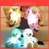 Adorable Teddy Bear Plush Toy With Led Colorful Lights Small Size Long Plush Flashing Function