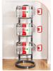 Foldable Multi-layer Sports Ball Storage Rack for Home