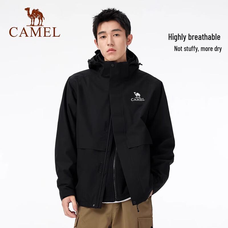 Camel Men's 3-in-1 Waterproof Hiking Jacket B295
