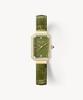 Lollalojeu Ms. Lola Green Onyx Zirconia Wife Gift Watch Set