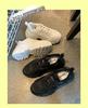 Thick-soled Dad Shoes Breathable Mesh Spring Black Casual Sneakers Ins Tide Breathable Increase