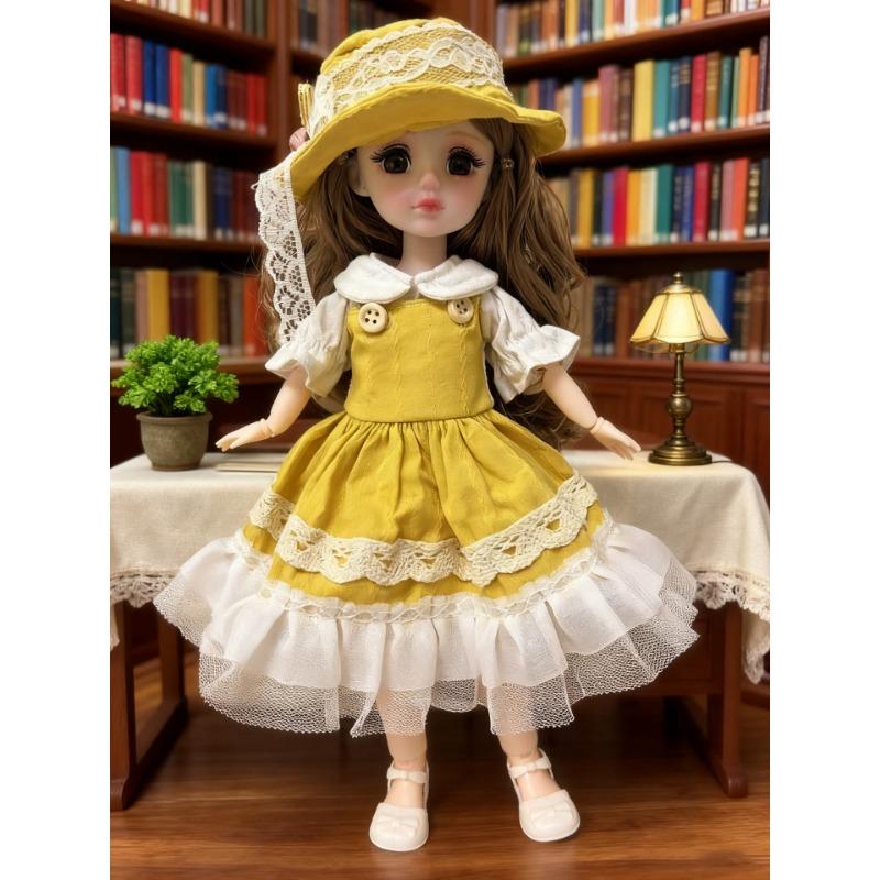 

30cm Doll 6 Points Doll Girl Girl Doll Toy Children Birthday Gift Cute Doll 1Pcs