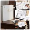 Loose-leaf Storage Sheet Music Folder A4 Document Organizer Piano Score Storage Holder  School Use