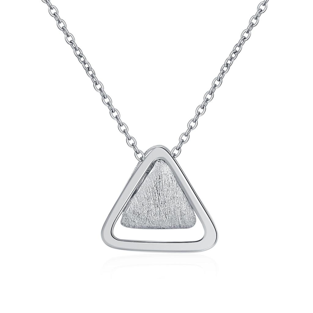 A Light and Luxurious Triangular Necklace for Women with A Minimalist and Aloof Temperament, A High-end Sense of Girlfriends' Collarbone Chain