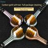 Set di Spazzolini da Denti Morbidi a 3 Lati, Spazzolini Manuali a Forma di U a Pulizia Profonda a 360° con Filo d'Oro al Carbone per Gengive Sensibili