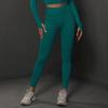 Women's High-Waist Seamless Knitted Yoga Pants - Hip-Lifting, Solid Color, Spring/Summer
