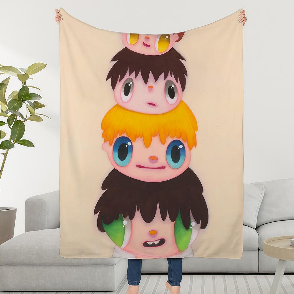 J-JavierS-ES C-CallejaS-ES Art Blanket Throw Super Cosy Plush Living Room Sofa Couch Childish Birthday Gifts