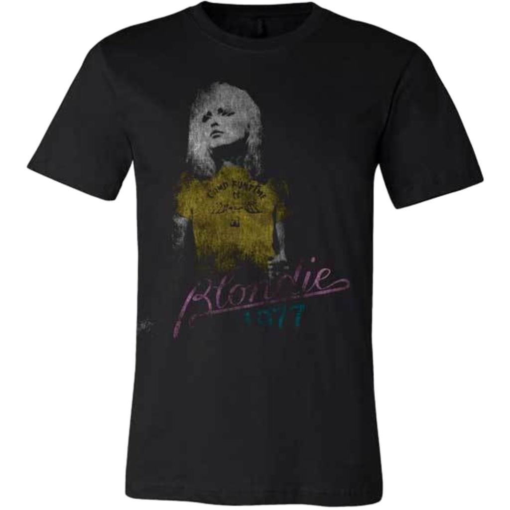 BLONDIE - 1977 - Unisex T SHIRT Brand Hi Fidelity Merchandise